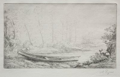 Odjezd na rybaření, do mlh od Alphonse Legros