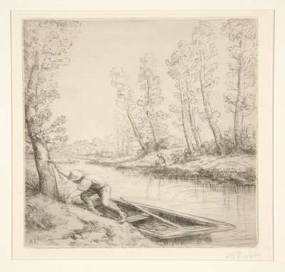 Ráno na řece od Alphonse Legros