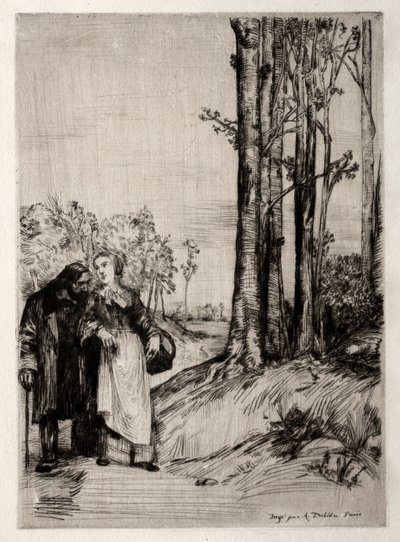 Procházka rekonvalescenta od Alphonse Legros