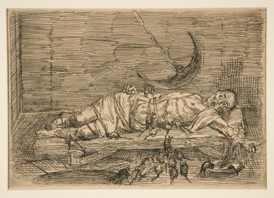 Le Puits et le Pendule, č. 1 (Jáma a kyvadlo, č. 1) od Alphonse Legros