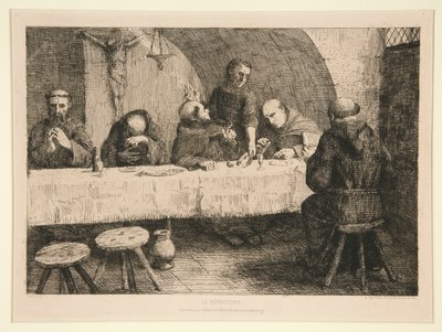 Le Refectoire (refektář) od Alphonse Legros