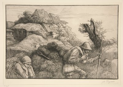 Návrat z lesa od Alphonse Legros