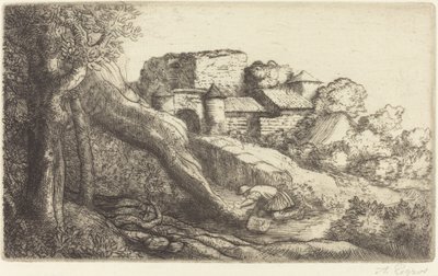 Malý hořák trávy od Alphonse Legros