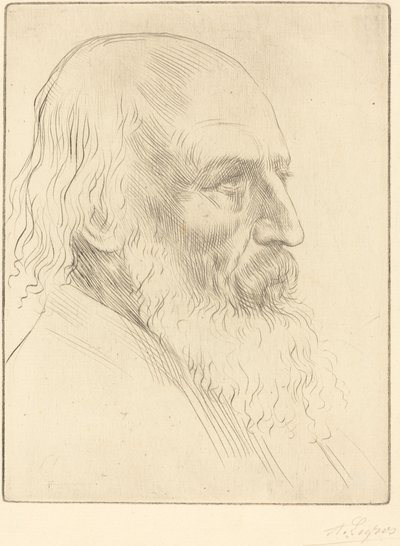 Lord A. Tennyson, 3. deska. od Alphonse Legros