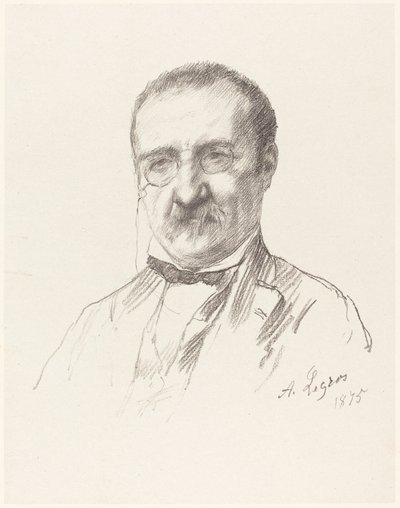 M. Champfleury, 1875. od Alphonse Legros