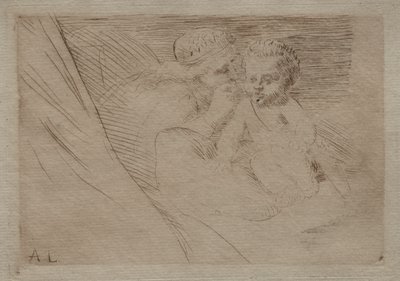Mab a Cupid od Alphonse Legros