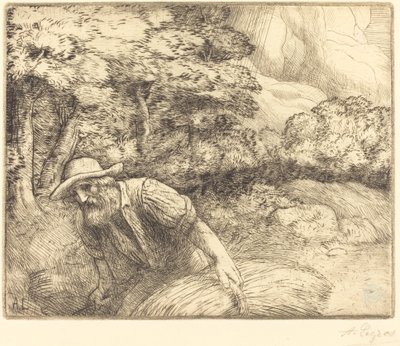 Muž shánění potravy Muž shánění potravy. od Alphonse Legros