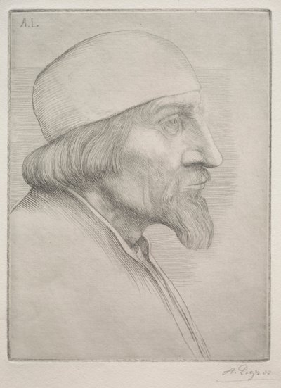 Muž v čepici od Alphonse Legros