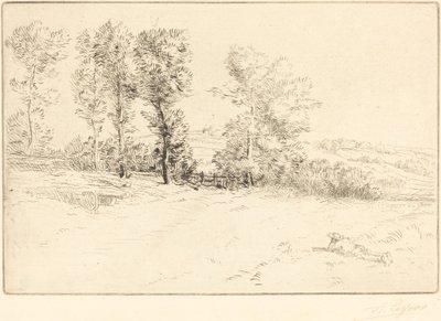 Louka v Sunshine Le pre ensoleille. od Alphonse Legros
