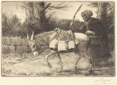 Dojička z Boulogne, 3. talíř (Laitiere a Boulogne) od Alphonse Legros