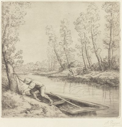 Ráno podél řeky od Alphonse Legros