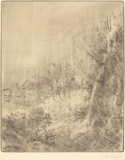 Stará vesnice Staré Město. od Alphonse Legros
