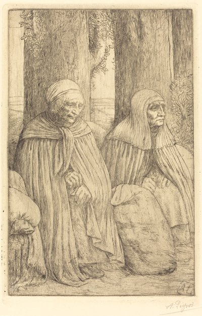 Sedlák Rolníci. od Alphonse Legros
