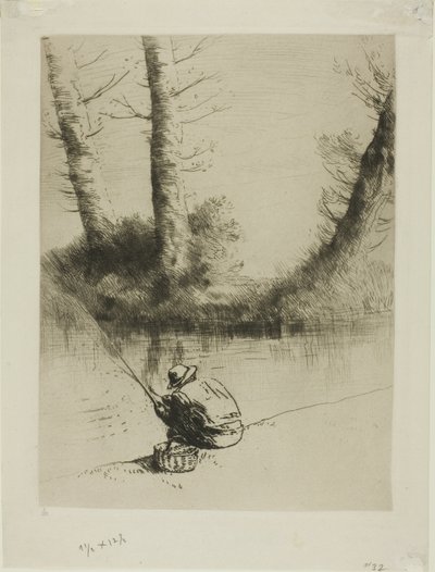 Polák rybář od Alphonse Legros