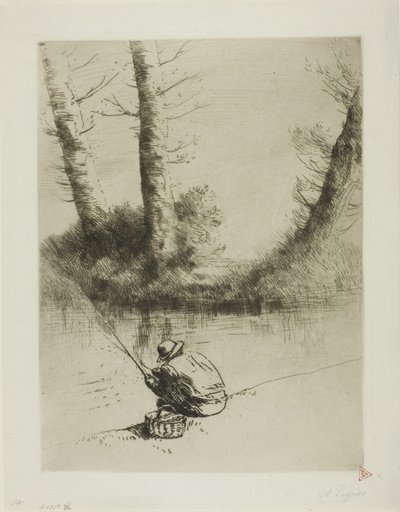 Polák rybář od Alphonse Legros
