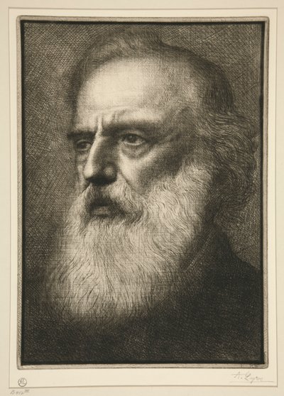 Portrét z od Alphonse Legros