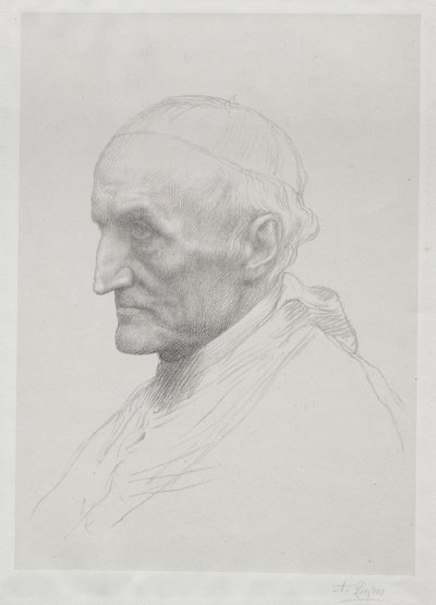 Portrét kardinála Manninga 2. deska. od Alphonse Legros