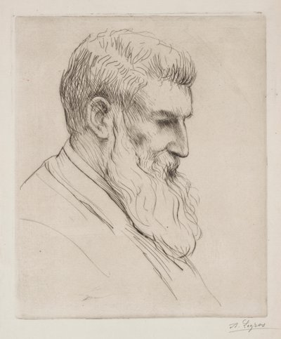 Portrét Craibe Anguse od Alphonse Legros