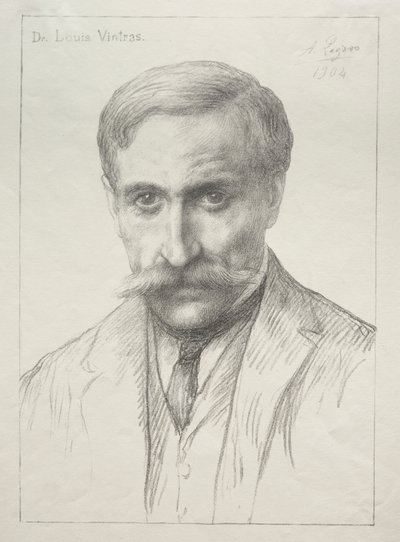 Portrét Dr. Louise Vintrase od Alphonse Legros