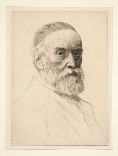Portrét G.F. Watty (R.A.) od Alphonse Legros