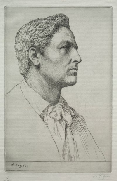 Portrét sira Charlese Holroyda. od Alphonse Legros