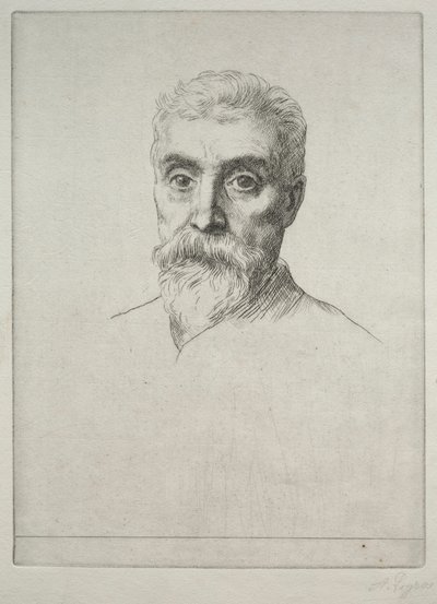 Portrét sira Hirama S. Maxima. od Alphonse Legros