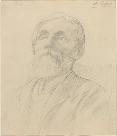 Portrét starého muže. od Alphonse Legros