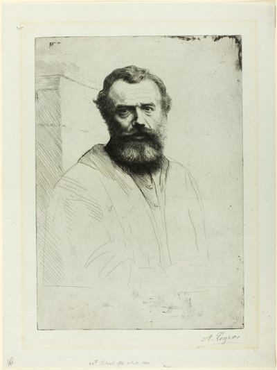 Portrét umělce od Alphonse Legros