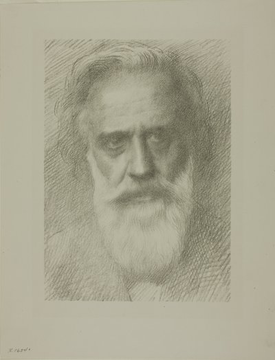 Portrét umělce, osmá deska od Alphonse Legros