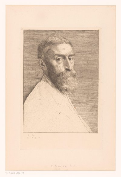 Portrét van Edwarda Poyntera od Alphonse Legros
