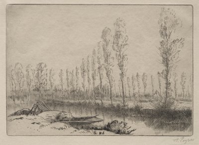 Nedaleko Amiens, rašeliniště od Alphonse Legros