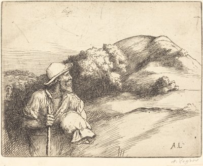 Návrat z polí (Le retour des champs) od Alphonse Legros