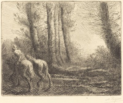 Návrat z orby (Le retour de labourage) od Alphonse Legros