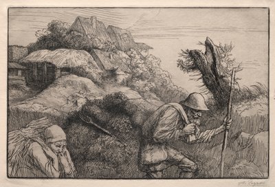 Návrat z lesa od Alphonse Legros
