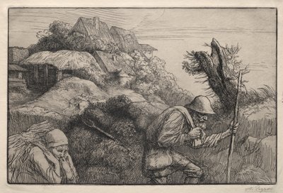 Návrat z lesa od Alphonse Legros