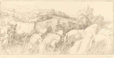 Návrat rolníků od Alphonse Legros