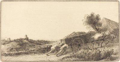 Návrat se senem (Rentrant le foin) od Alphonse Legros