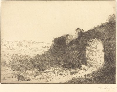 Roman Ruin (Ruine Romane) od Alphonse Legros