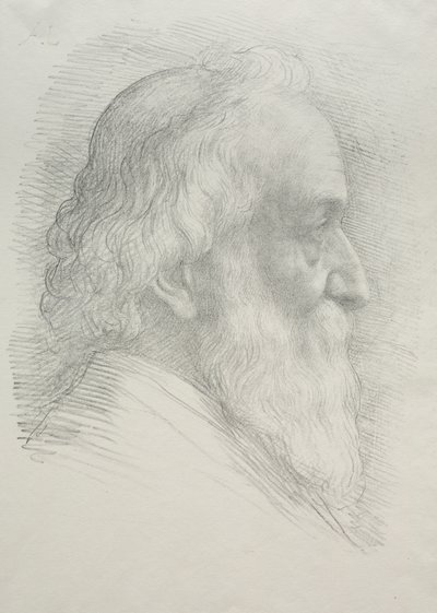 Autoportrét (10. deska) od Alphonse Legros