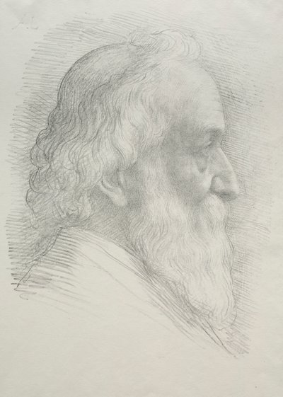 Autoportrét 10. deska. od Alphonse Legros