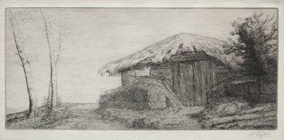 Ovčín na kopci od Alphonse Legros