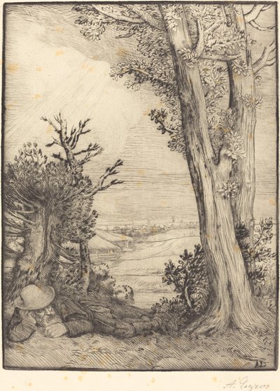 Siesta na venkově od Alphonse Legros
