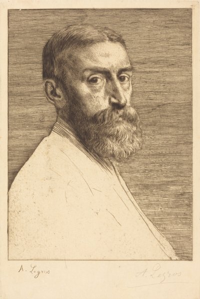 Sir E.J. Poynter, člen Královské akademie (P.R.A.) od Alphonse Legros