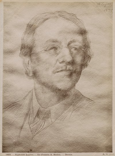 Sir Francis Seymour Haden Junior, 1895 (zlatý bod na papíře) (viz také 414598) od Alphonse Legros