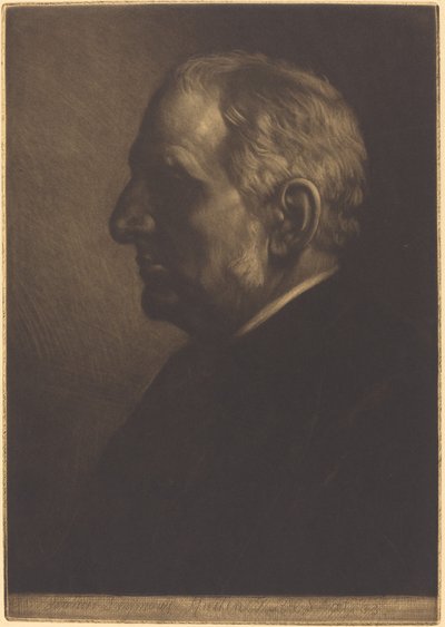 Sir Seymour Haden. od Alphonse Legros