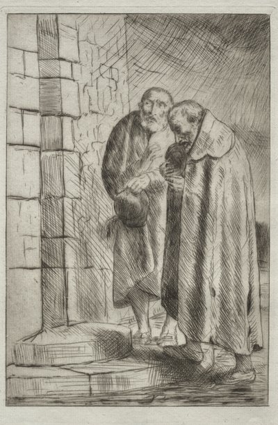 Svatý Petr a Pavel u Brány pana Richarda od Alphonse Legros