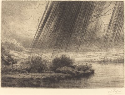 Bouřka od Alphonse Legros