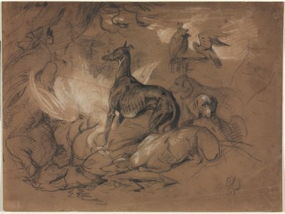 Studie na zvířatech od Alphonse Legros