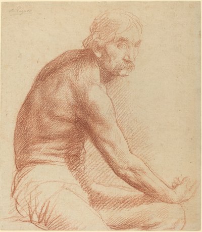 Studium Řeka. od Alphonse Legros