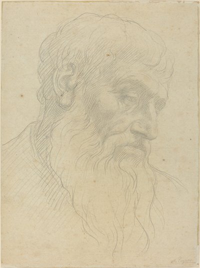 Studie hlavy. od Alphonse Legros